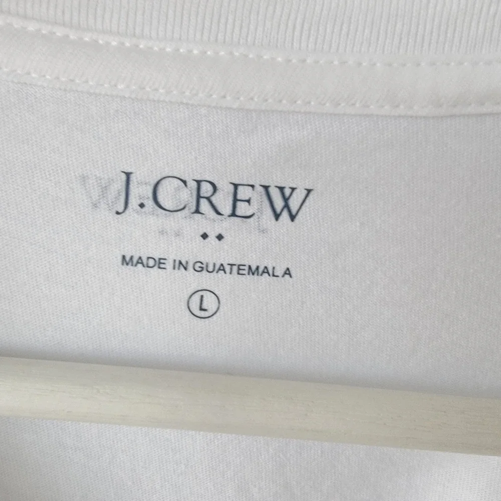 J.crew men's Truck and tree graphic tee size L short sleeve 100% cotton BU321